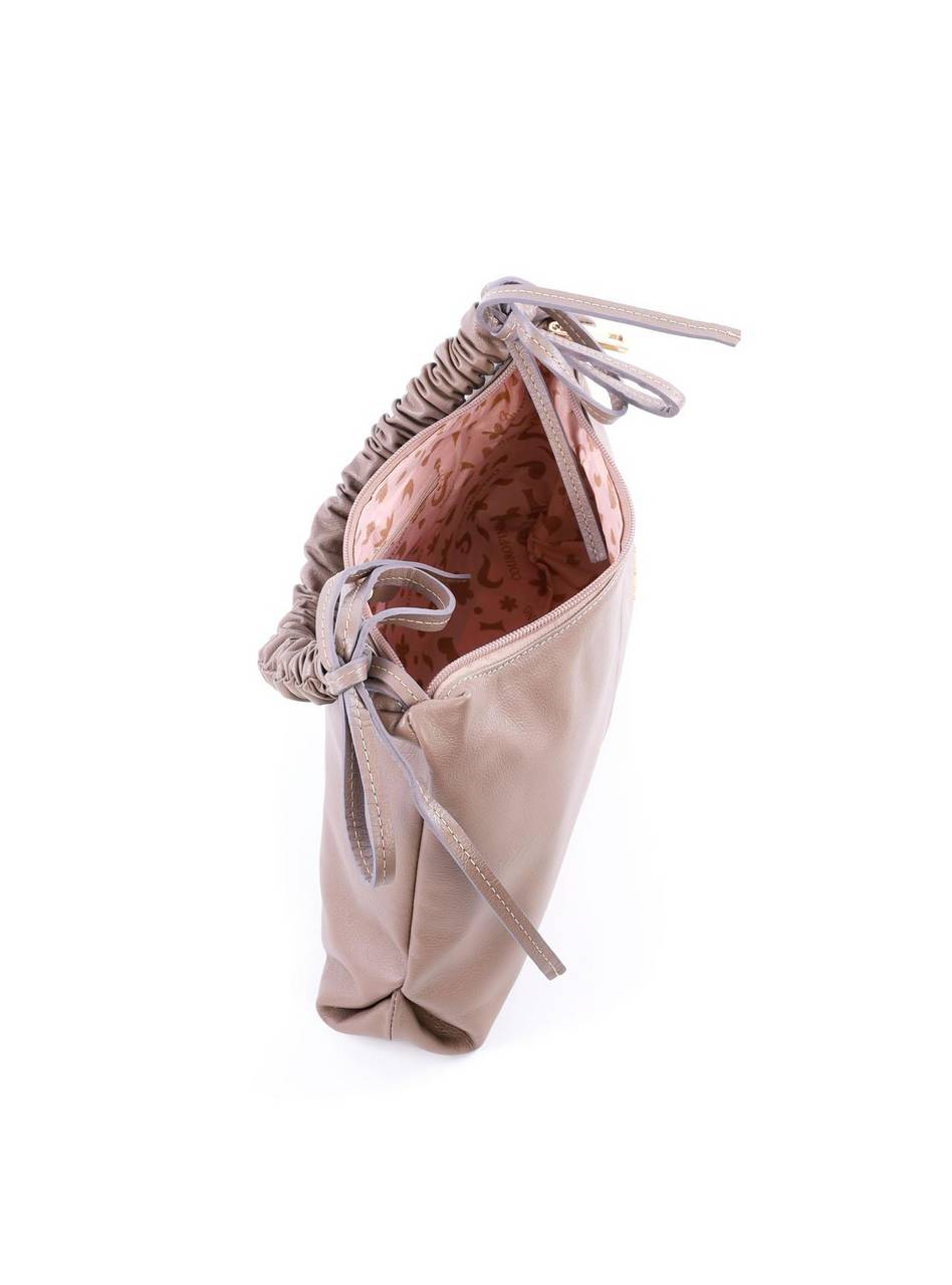 Bolsa Hobo de Mão com Alça Franzida - Cinza BSI-6009 - CZ