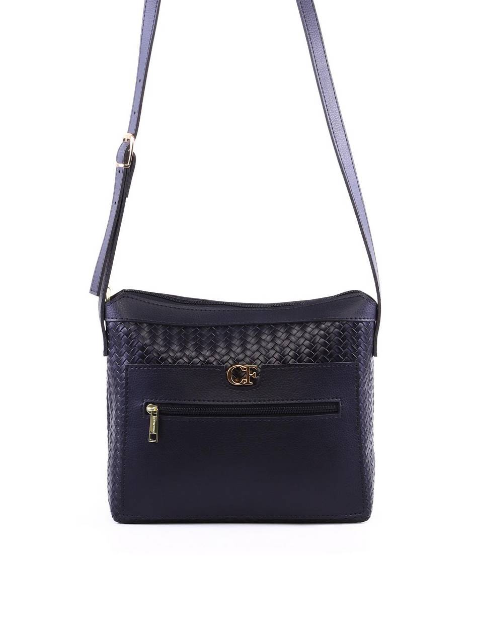 Bolsa Tote Transversal Quadrada - Preta BSI-6355 - PR