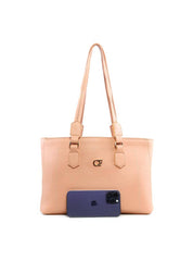 Bolsa Shopper Grande com Porta Moedas - Nude BSI-6393 - NU