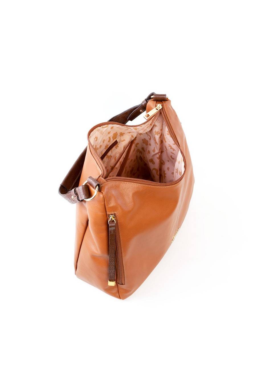Bolsa Hobo Grande com Bolsos Frontais - Castor BSI-6468 - CS