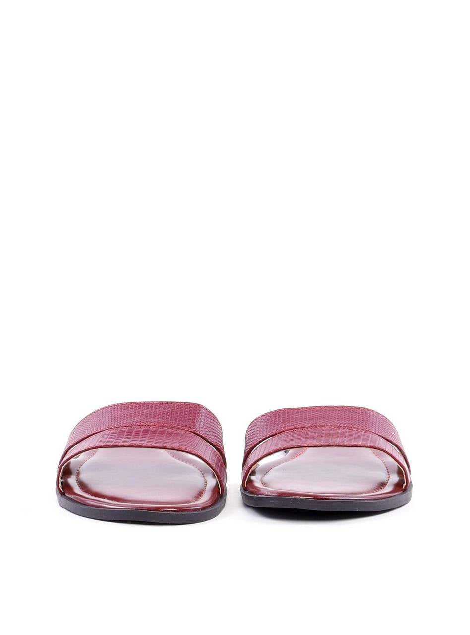 Rasteira Slide de Duas Tiras - Vinho SDI-11958 - VI