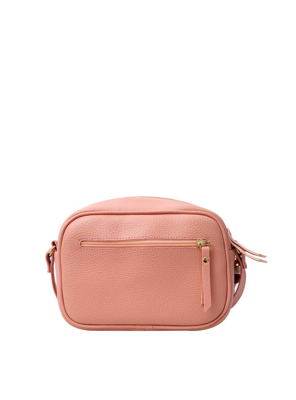 Bolsa Bag Pequena Transversal Zíper Traseiro Nude BSI-5454 - NU