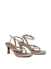 Sandália Feminina Couro Salto Fino - Fenno SDI-11648 - FE