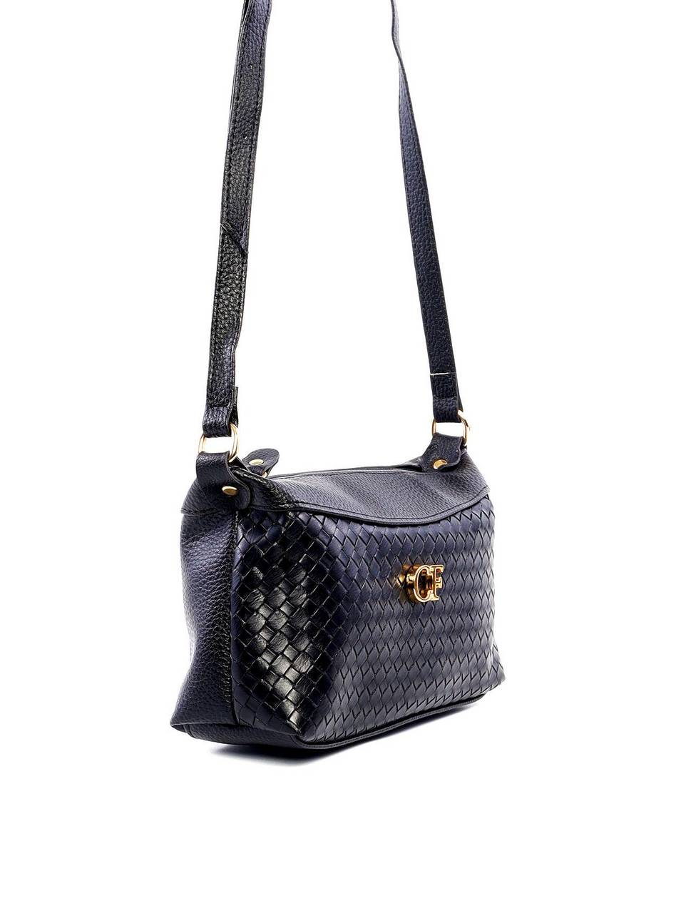 Bolsa Bag Transversal com Detalhes - Preta BSI-6206 - PR