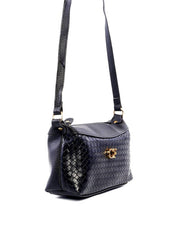 Bolsa Bag Transversal com Detalhes - Preta BSI-6206 - PR