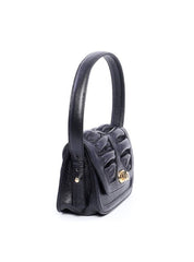 Bolsa Satchel Drapeado com Alça Dupla Removível - Preta BSI-5933 - PR