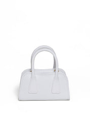 Bolsa Tote Tiracolo Costura Geométrica Branca  BSI-5985 - BR