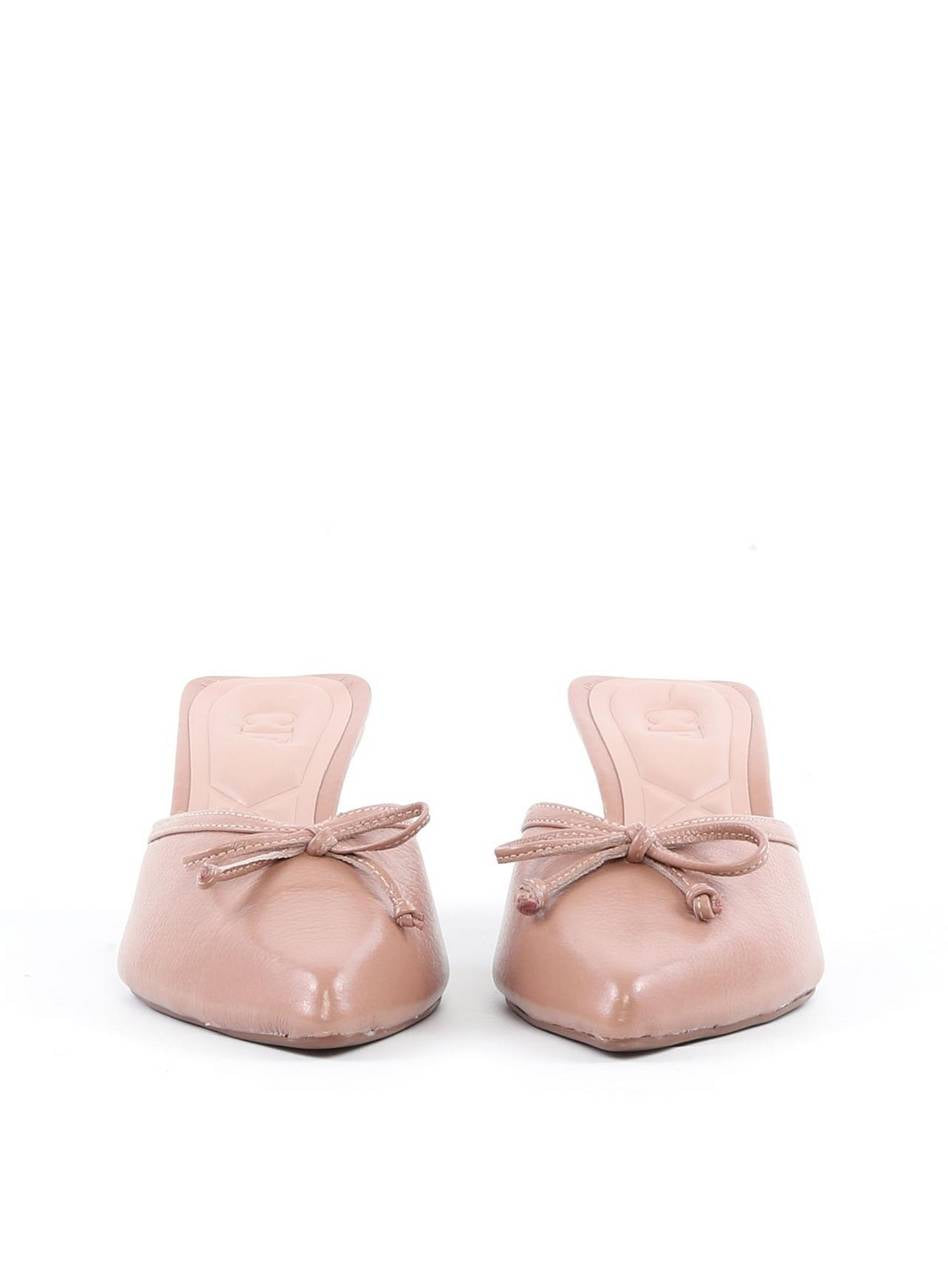 Mule Salto Fino Detalhe Laço - Nude SDI-12064 - NU