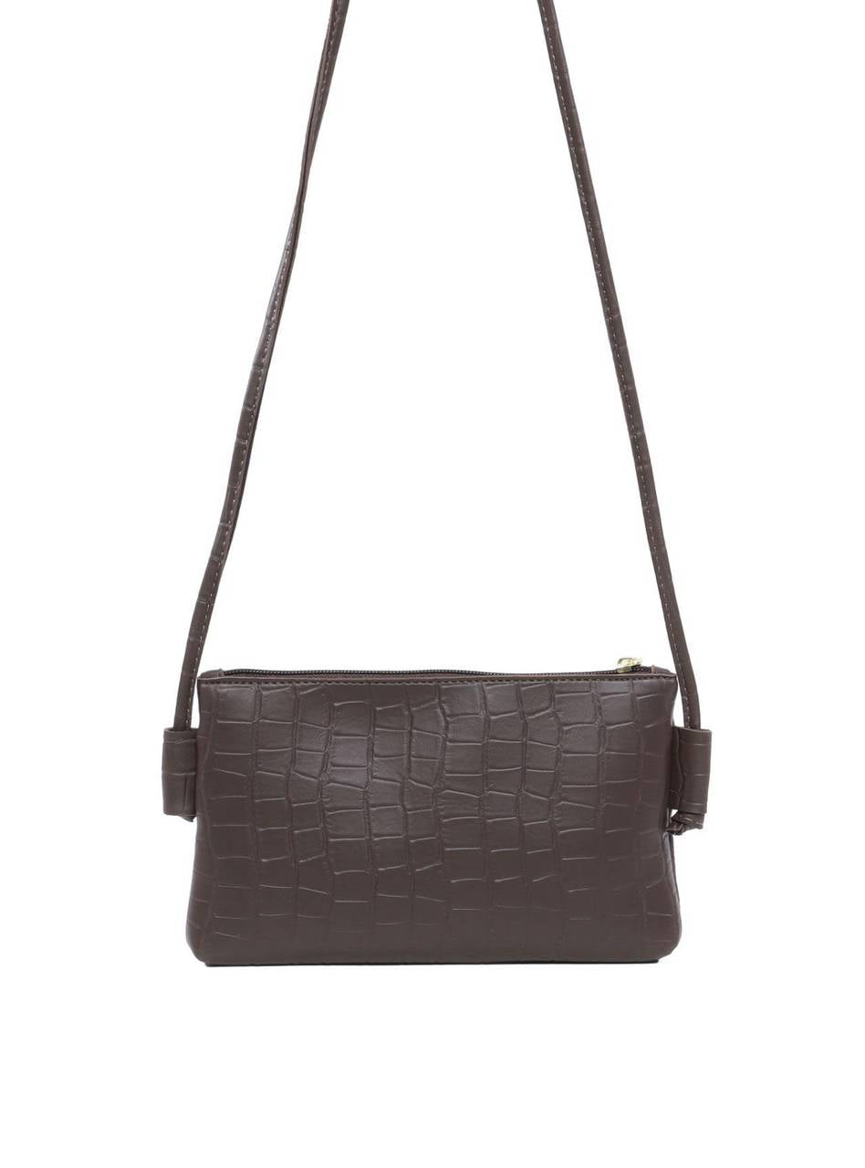 Bolsa Clutch Tiracolo com Bolso Frontal - Diversa BSI-6002 - DV