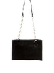 Bolsa Transversal com Alça de Corrente - Preta BSI-6254 - PR