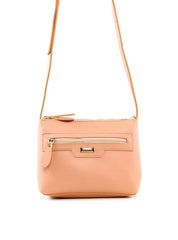 Bolsa Carteiro Transversal com Bolso Frontal - Nude BSI-6191 - NU