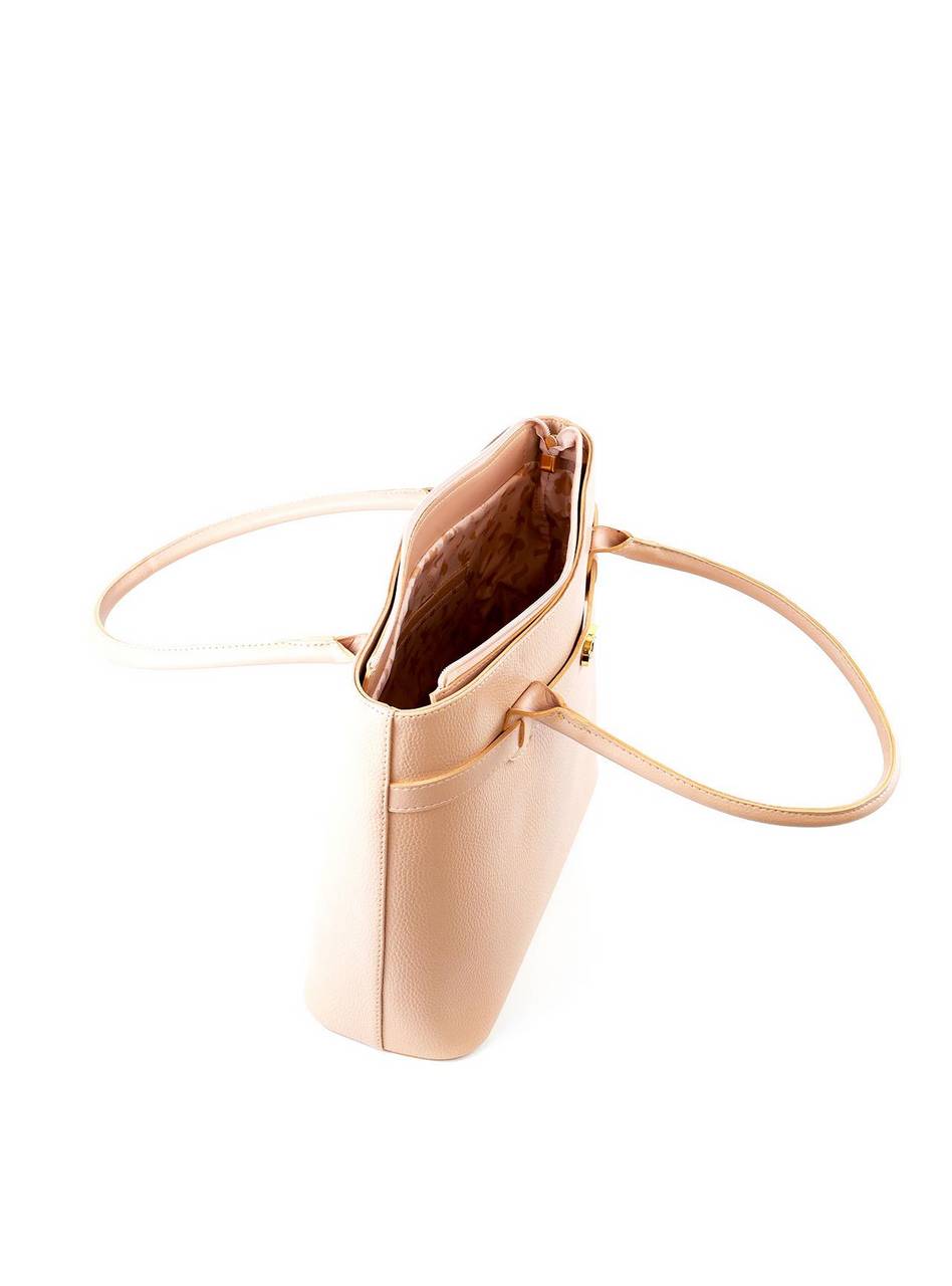 Bolsa Shopper com Tira Frontal - Nude BSI-6434 - NU