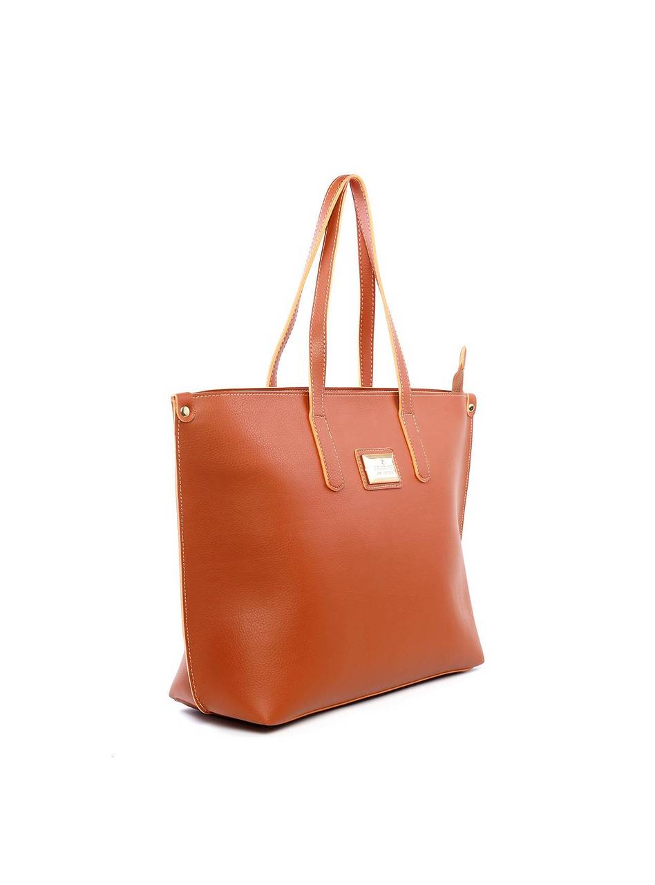 Bolsa Shopper com Detalhes Laterais - Castor BSI-6139 - CS