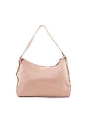 Bolsa Hobo Tiracolo com Fivelas e Passantes - Nude BSI-6063 - NU