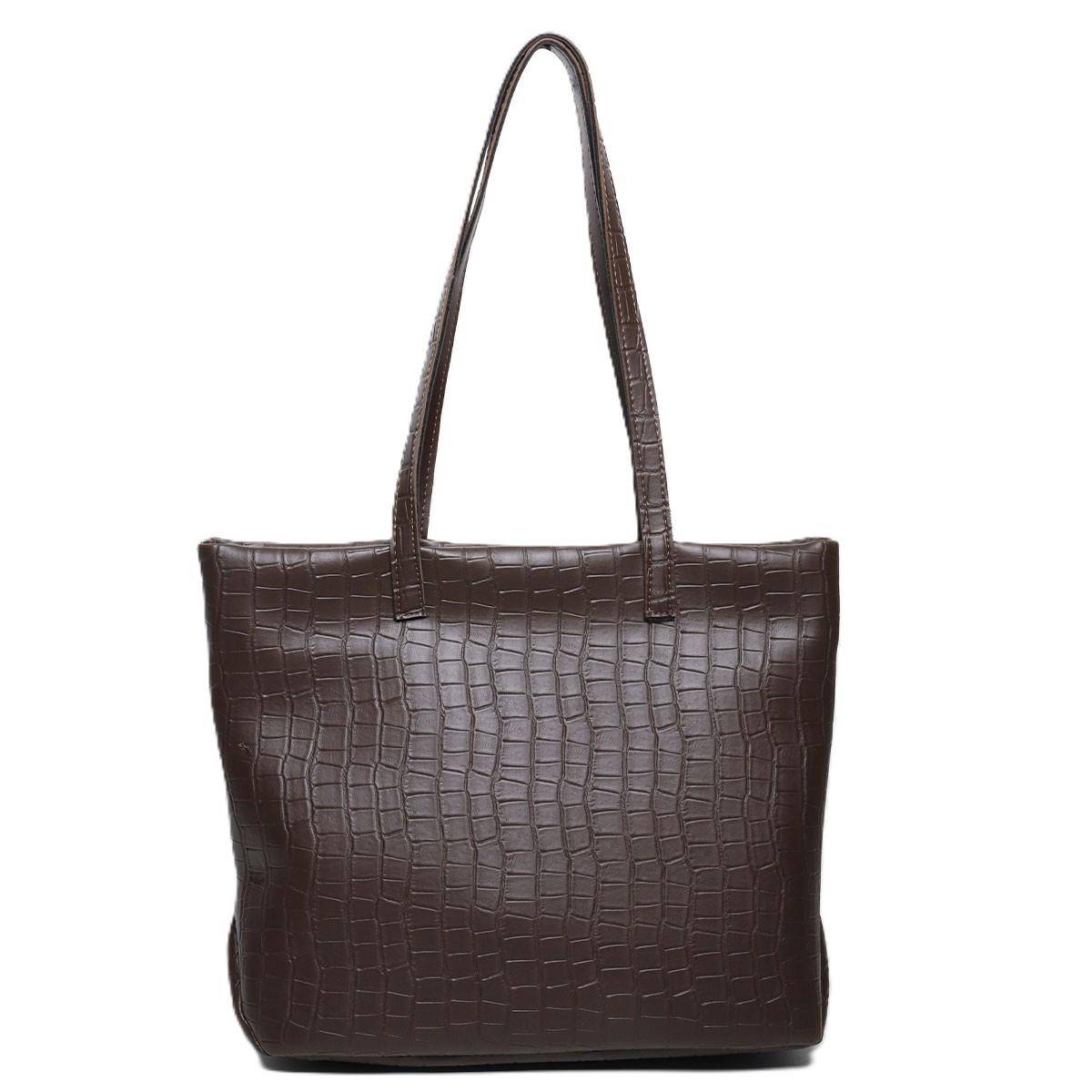 Bolsa Shopper Tiracolo Grande Cacau BSI-5827 - CA