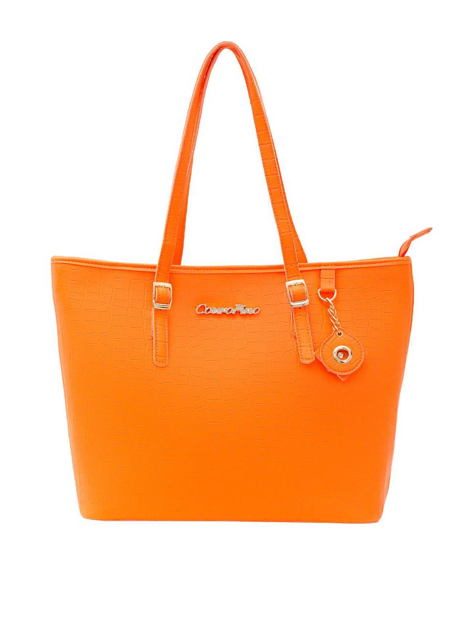 Bolsa Shopper Grande Tiracolo Laranja BSI-5090 - LR