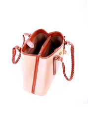 Bolsa Jace Bucket Alça Trançada - Nude BSI-6315 - NU