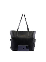 Bolsa Tote Grande com Bolso Lateral e Amarração BSI-6493 - PR