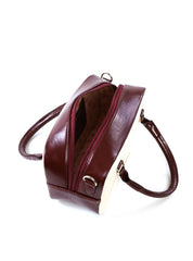 Bolsa Baú Pequena com Mix de Materiais BSI-6499 - VI