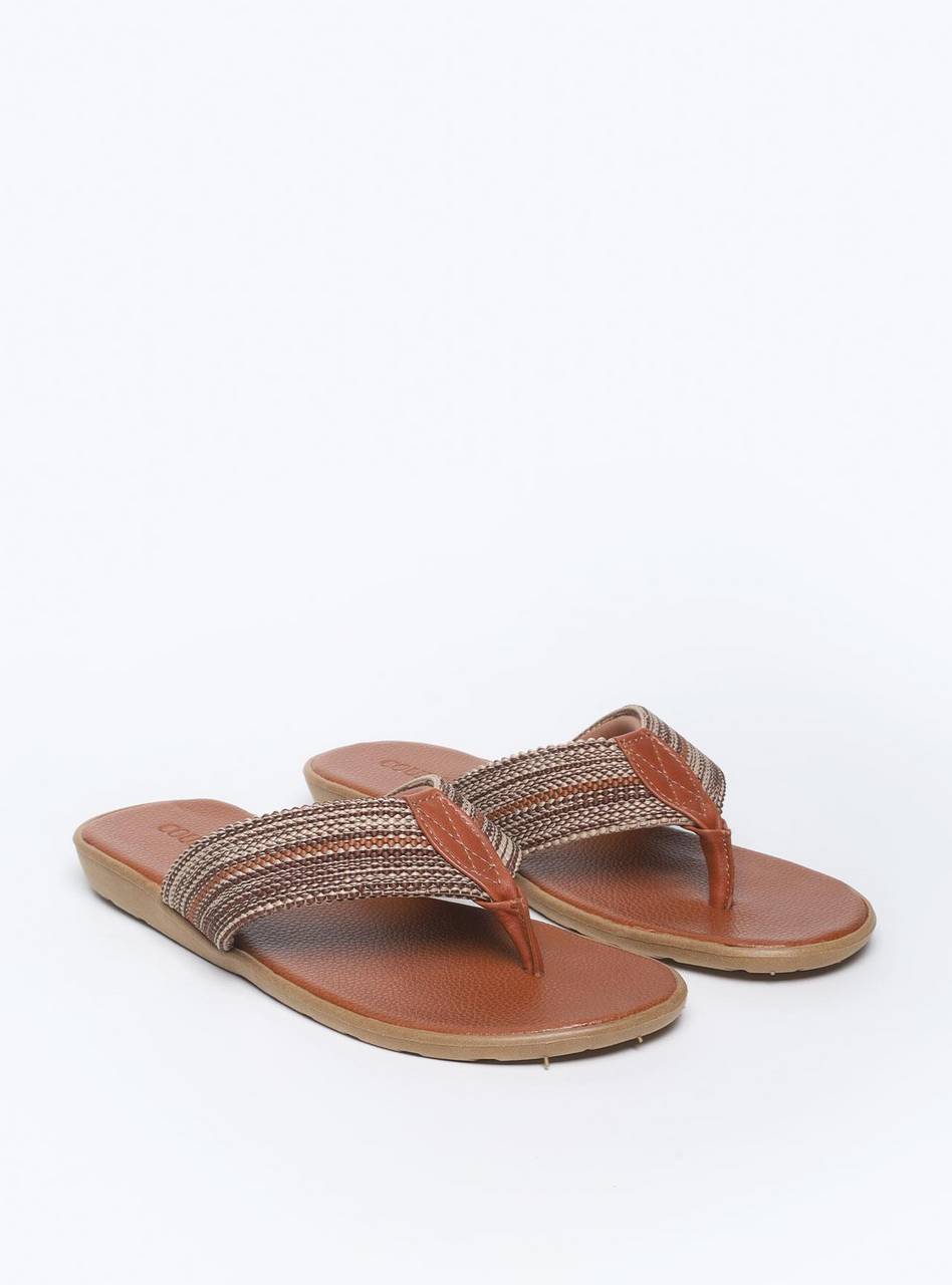 Sandália Masculina Chinelão Couro Cabresto Reto Castor SDI-11555 - CS