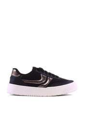 Tênis Casual com Detalhe Metalizado - Preto SP-12116 - PR