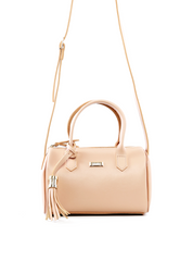 Bolsa Baú Transversal com Barbicalho Cacau  BSI-5996 - NU