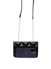 Bolsa Satchel Pequena Transversal com Matelassê BSI-6522 - PR