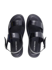 Sandália Masculina com Duas Tiras - Preta SDI-12163 - PR