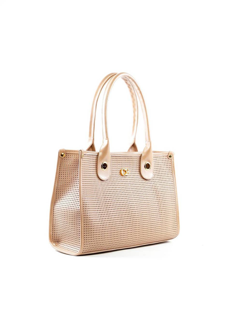 Bolsa Tote Praia Tela - Nude BSI-6438 - NU