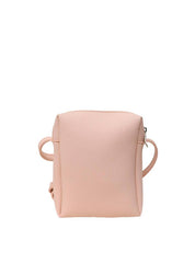 Bolsa Bag Pequena Transversal Costura Trançada Nude BSI-5466 - NU