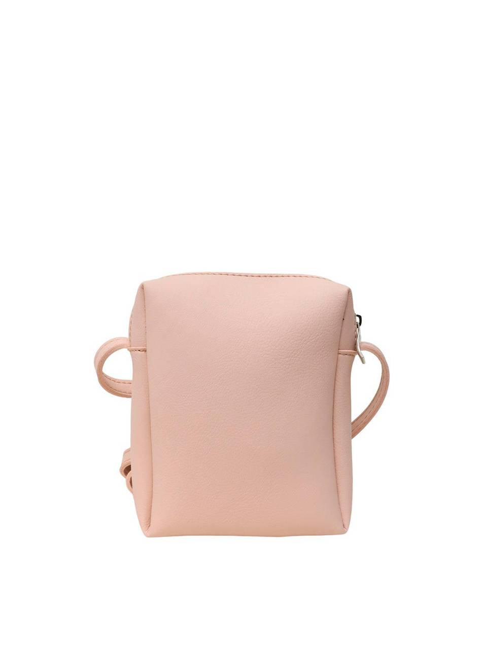 Bolsa Bag Pequena Transversal Costura Trançada Nude BSI-5466 - NU