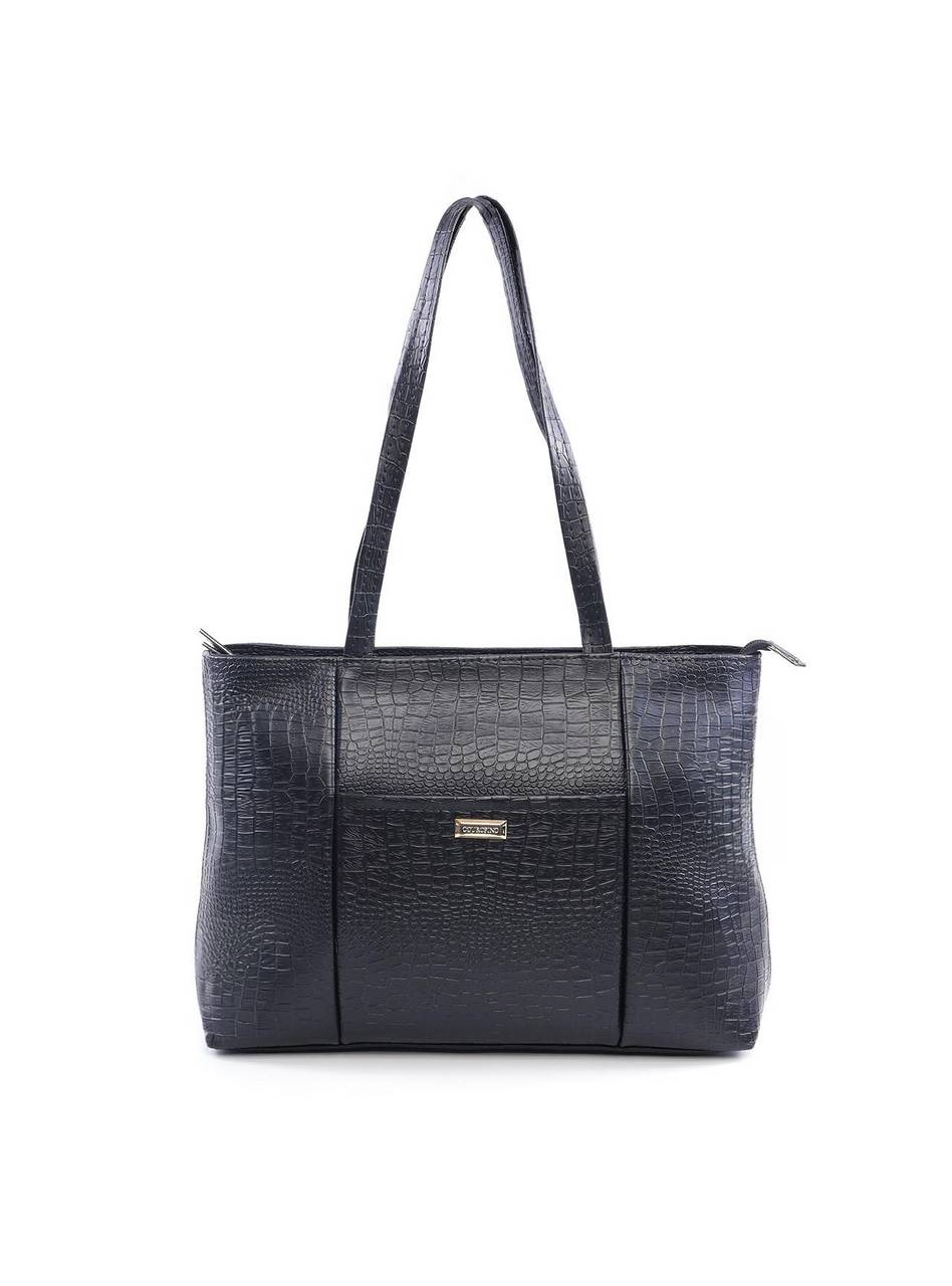 Bolsa Shopper Tiracolo com Bolso Grande Frontal - Preta BSI-6096 - PR
