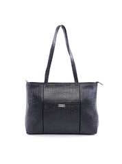 Bolsa Shopper Tiracolo com Bolso Grande Frontal - Preta BSI-6096 - PR