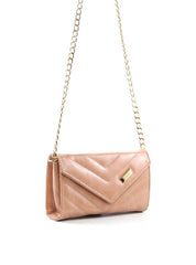 Bolsa Clutch Transversal em Matelassê - Nude BSI-6424 - NU