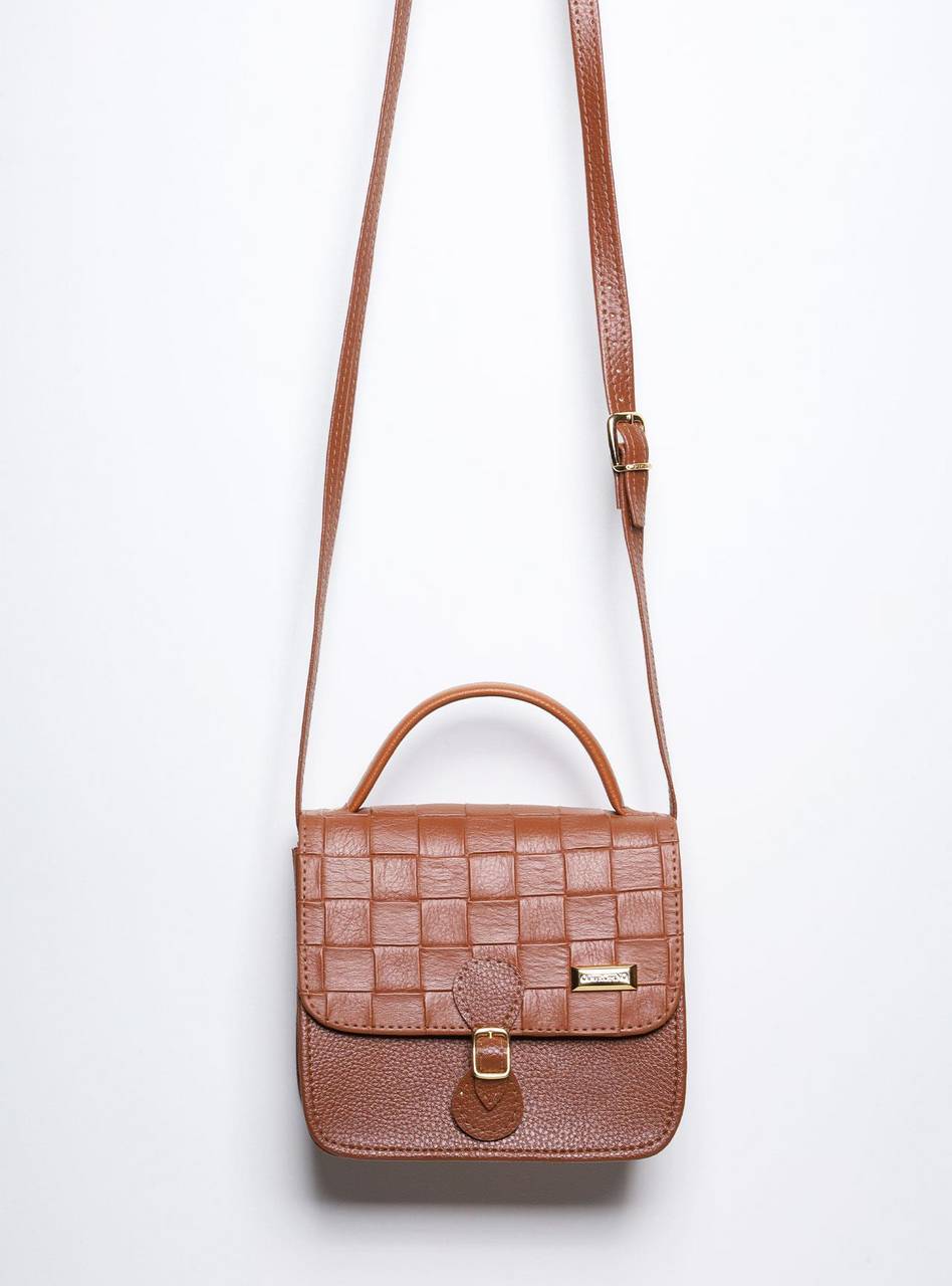 Bolsa Bag Pequena Lingueta Fivela Castor BSI-5855 - CS