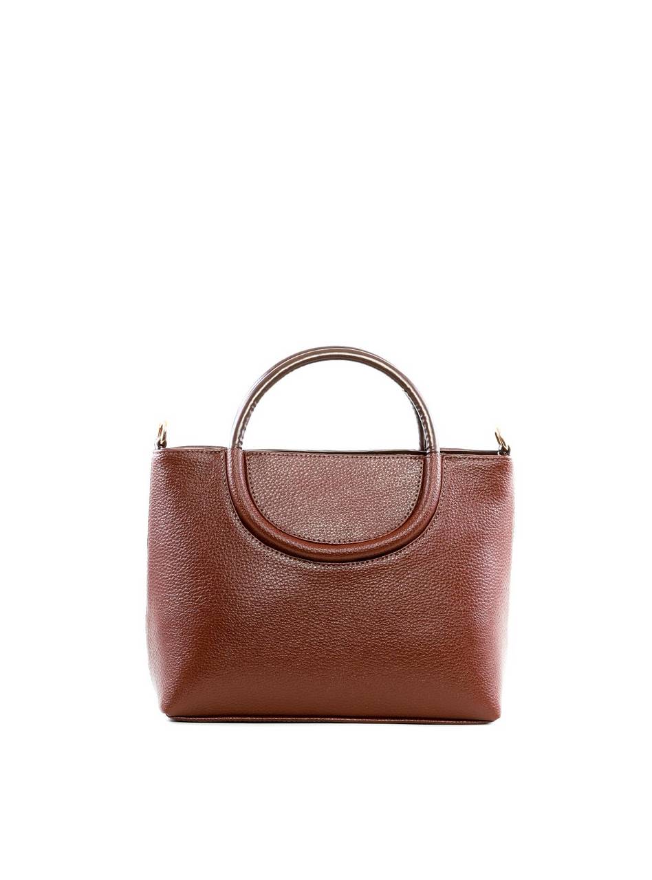 Bolsa Tote Transversal com Alça Redonda - Cacau BSI-6450 - CA