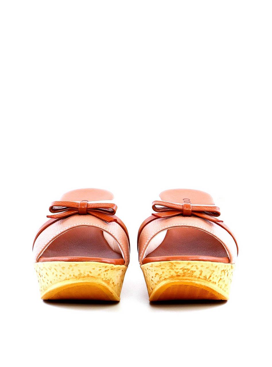 Tamanco Plataforma com Tira Larga e Laço - Colorida SDI-11950 - CL