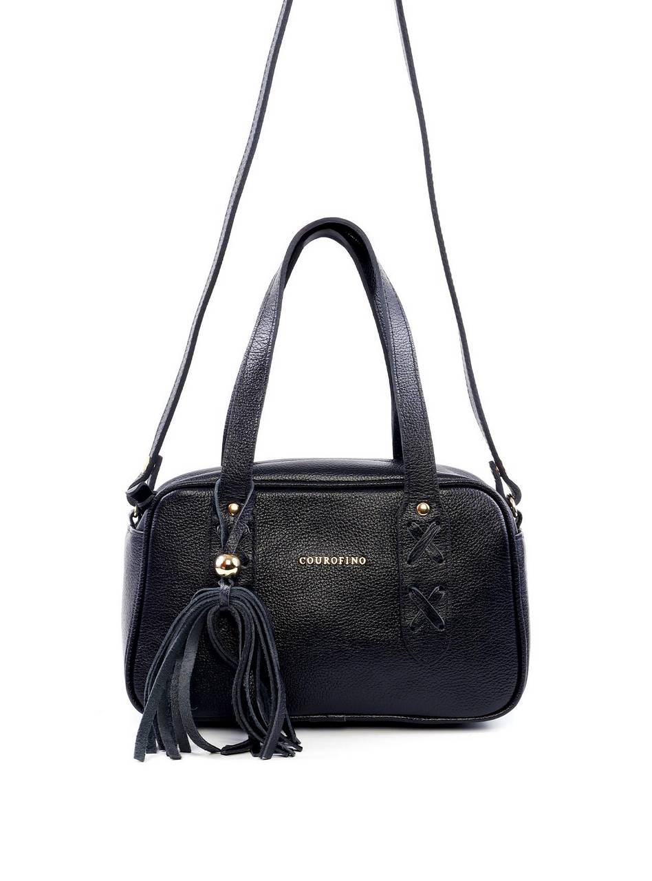 Bolsa Baú com Alça Dupla - Preta BSI-6136 - PR