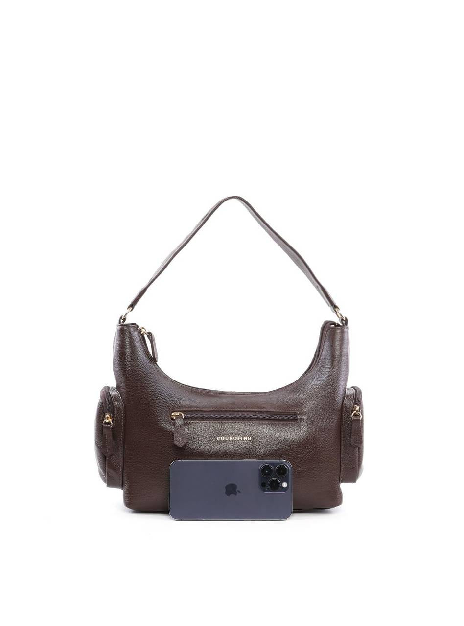 Bolsa Tote Média Multipocket - Cacau BSI-6414 - CA