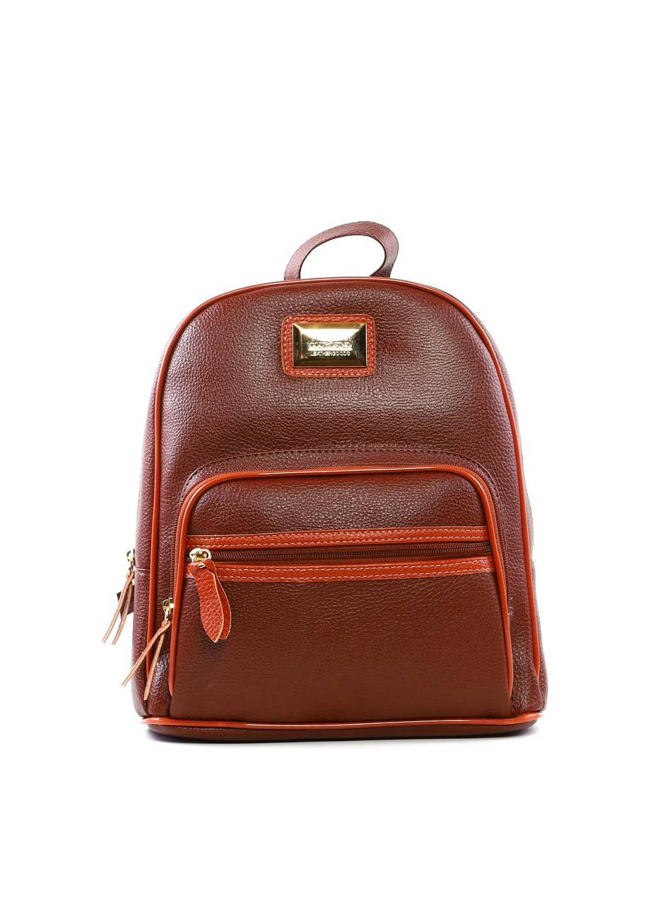 Mochila Feminina Média Zíper Cacau MEI-437 - CA