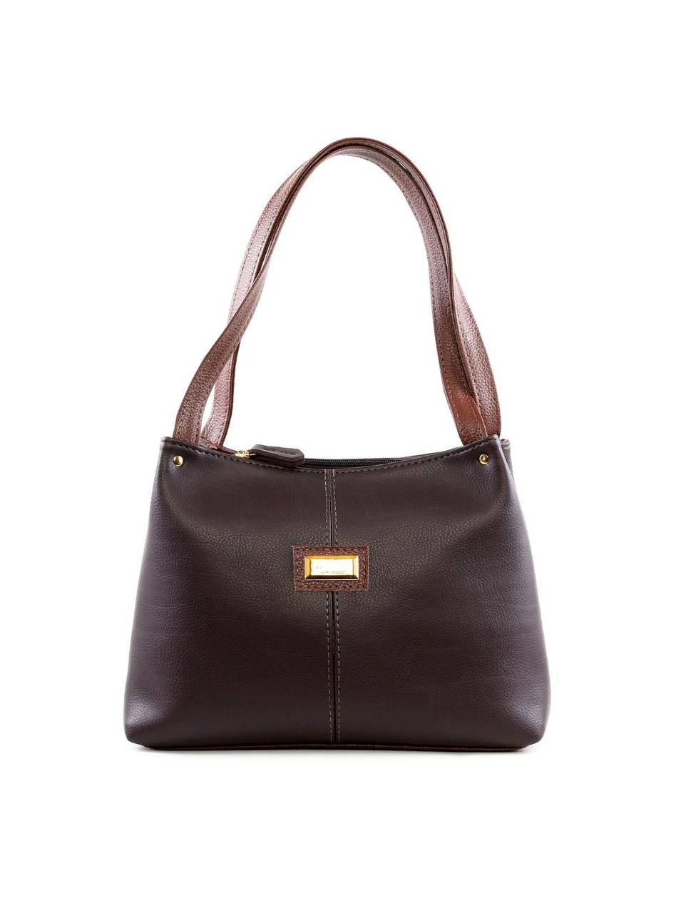 Bolsa Tote com Detalhe de Costura - Cacau BSI-6425 - CA