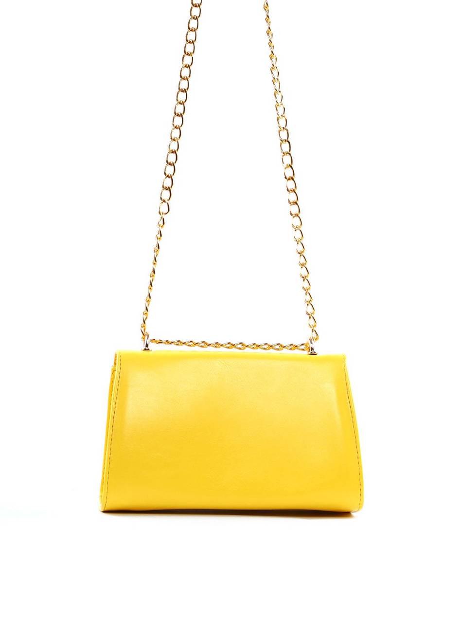 Bolsa Clutch Corrente Pequena - Amarela BSI-5544 - AM