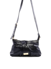 Bolsa Transversal Retangular Detalhe Drapeado - Preta BSI-6281 - PR