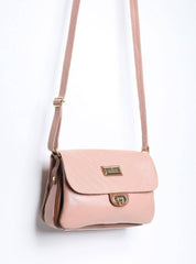 Bolsa Feminina Saddle Transversal Couro Nude BSI-3686 - NU