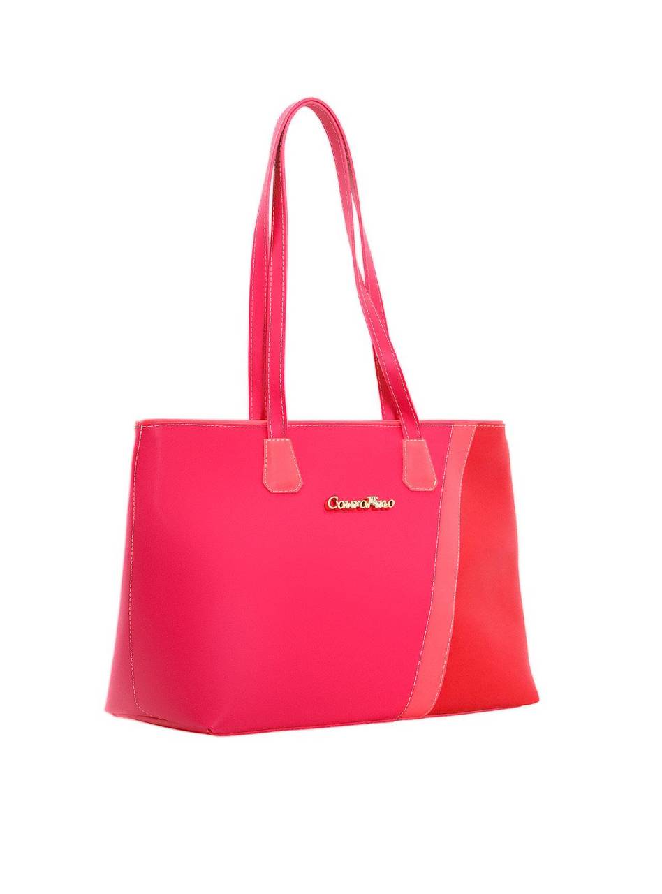 Bolsa Shopper Média Tiracolo Transversal Pink BSI-5678 - PK