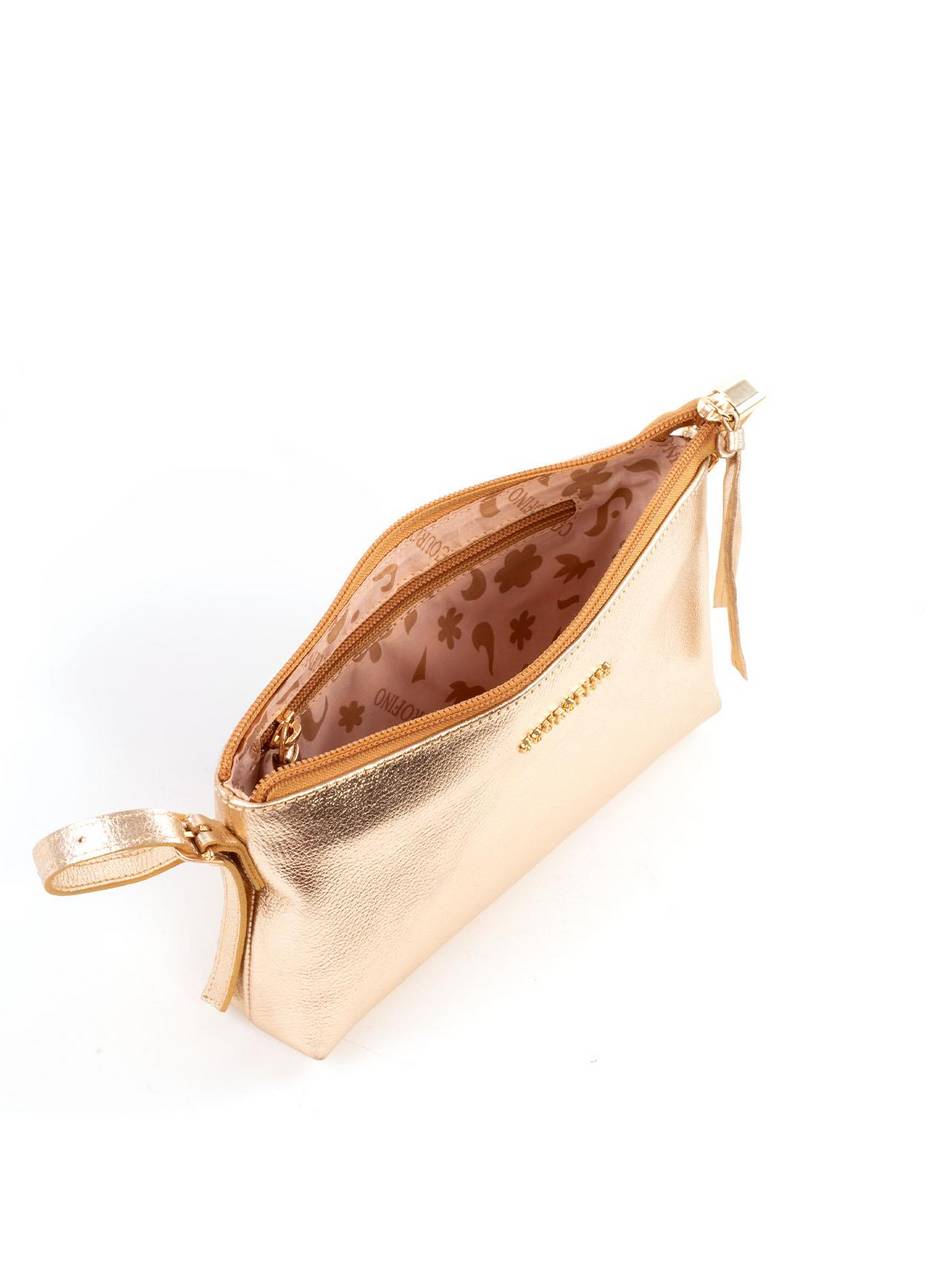 Bolsa Baguete Alça Mini Fivelas - Ouro BSI-6382 - AU