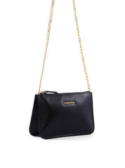 Bolsa Transversal Pequena 3 Divisórias - Preta BSI-6405 - PR
