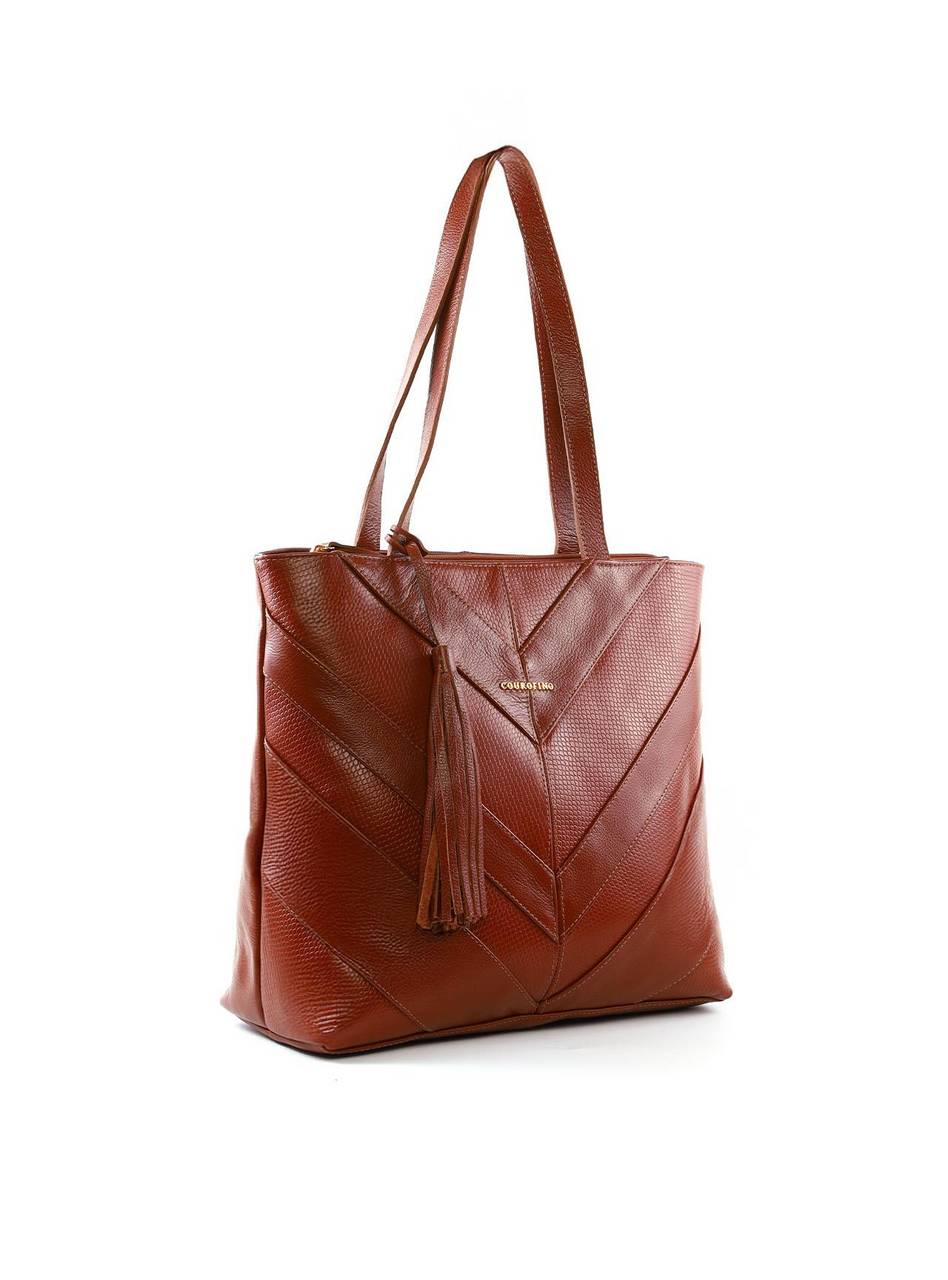 Bolsa Shopper Patchwork Barbicacho - Castor BSI-6399 - CS