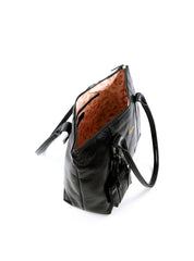 Bolsa Tote com Big Charm e Mini Bolsa - Preta BSI-6049 - PR