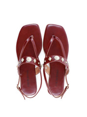 Rasteira de Dedo Tira Longa - Vinho SDI-11879 - VI